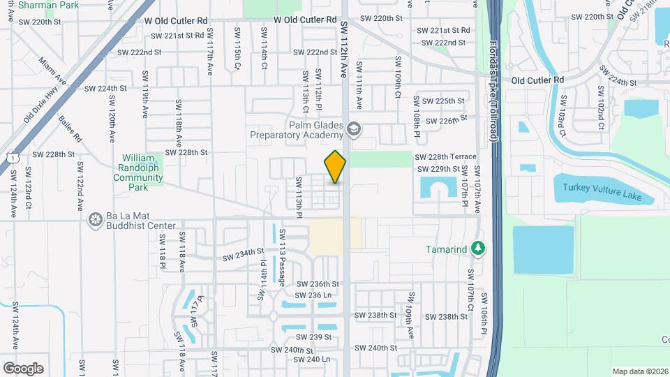 11227 SW 230th Terrace Map and Location Details