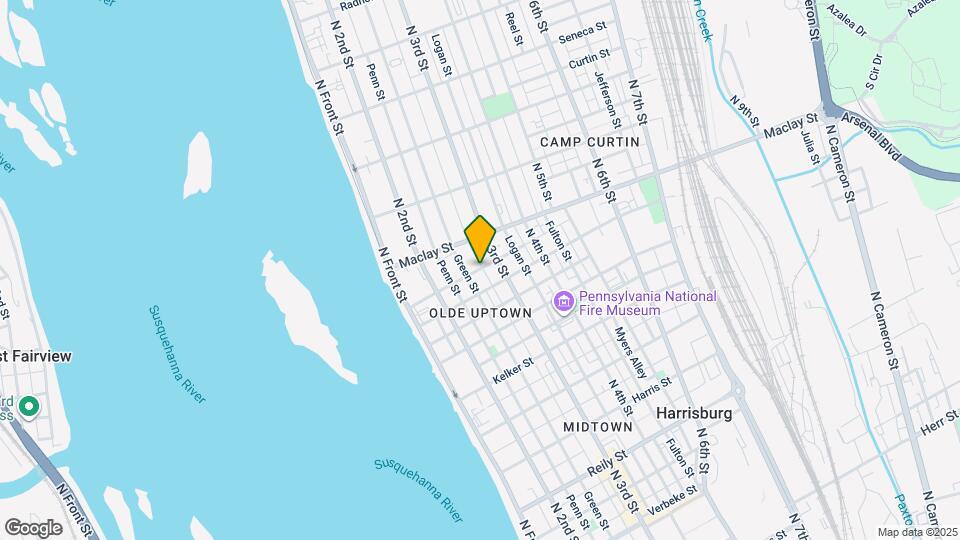 2020 Susquehanna St Map and Location Details