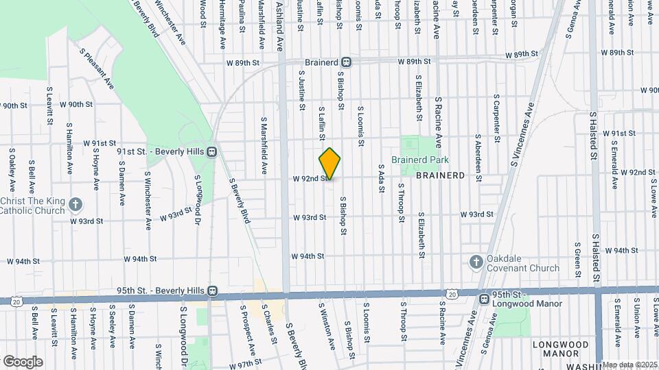 9209 S Laflin St Map and Location Details