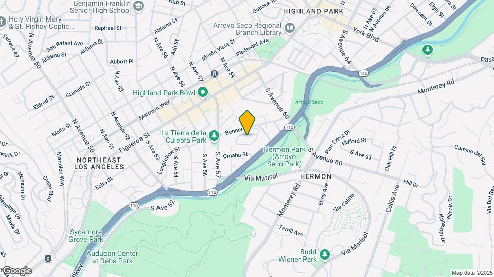 5850 Benner St Map and Location Details