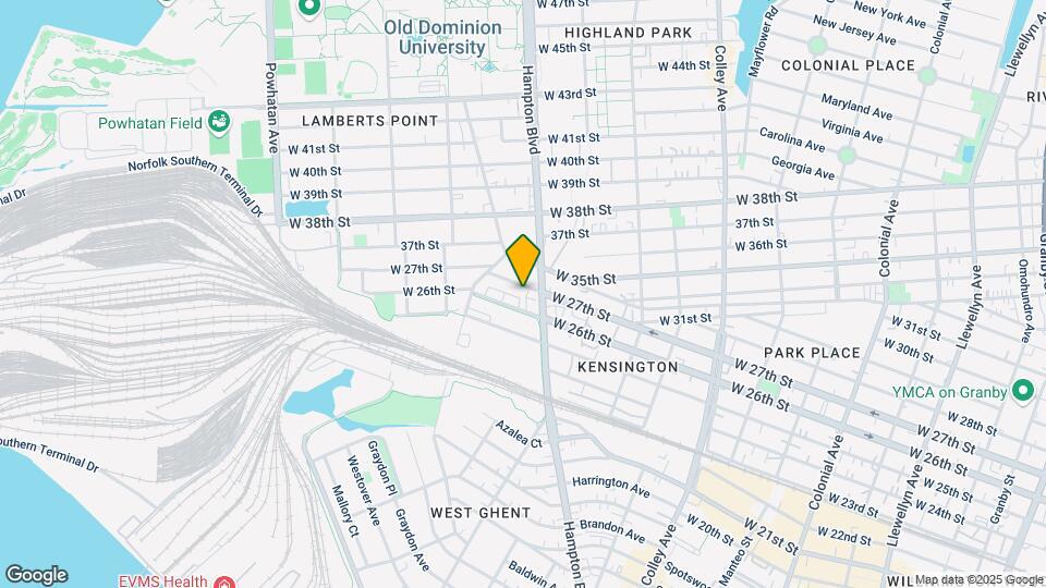 1215 W 27th St Map and Location Details