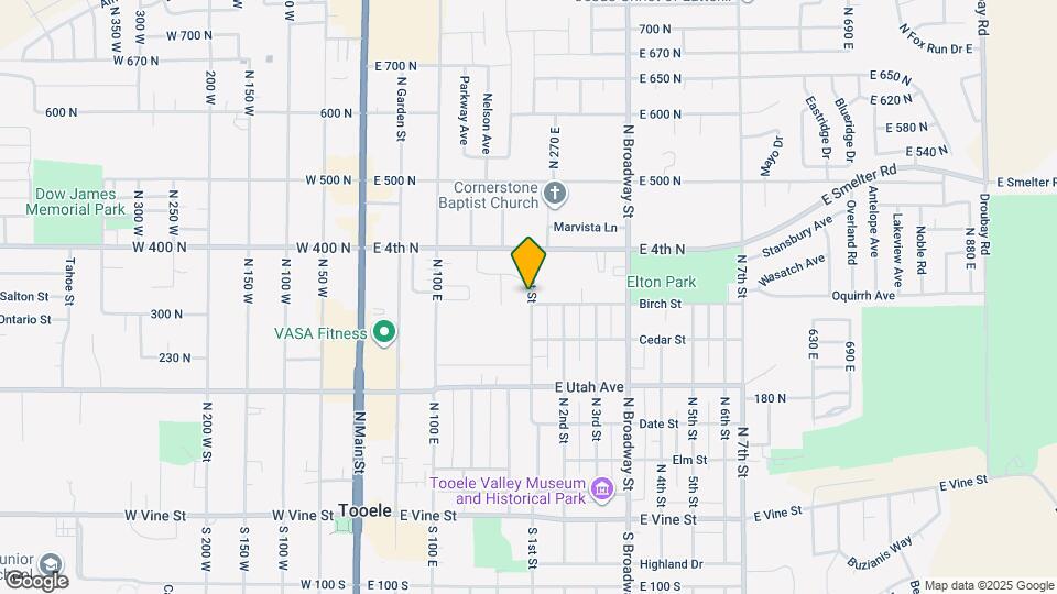 309 N 1st St Map and Location Details