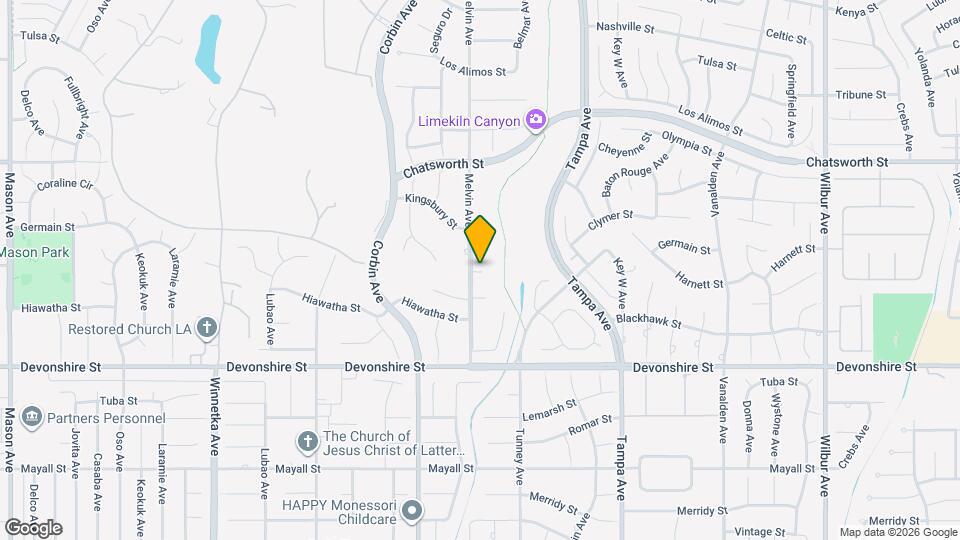 19545 San Jose St Map and Location Details