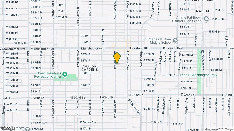 907 E 88th St Mapa y Detalles de la Ubicación