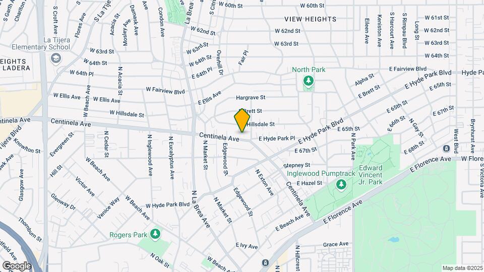 818 Centinela Ave Mapa y Detalles de la Ubicación