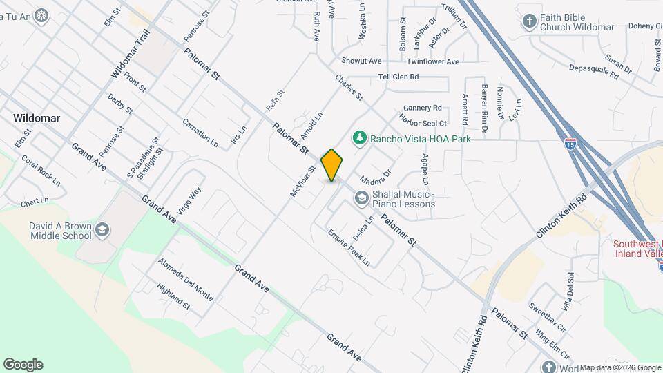 36300 Golden Poppy Ln Mapa y Detalles de la Ubicación