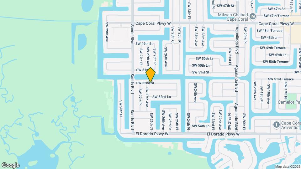 2624 SW 52nd St Map and Location Details