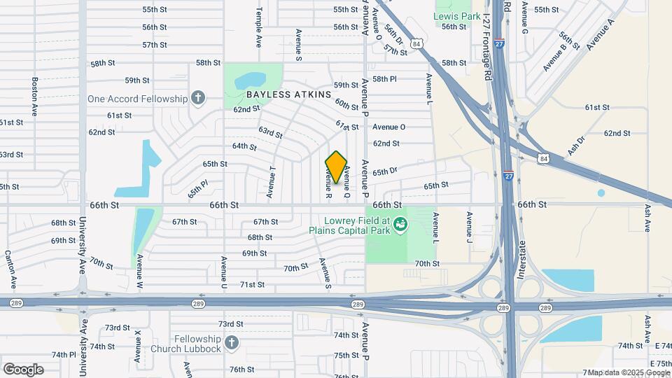 6501 Avenue R Map and Location Details