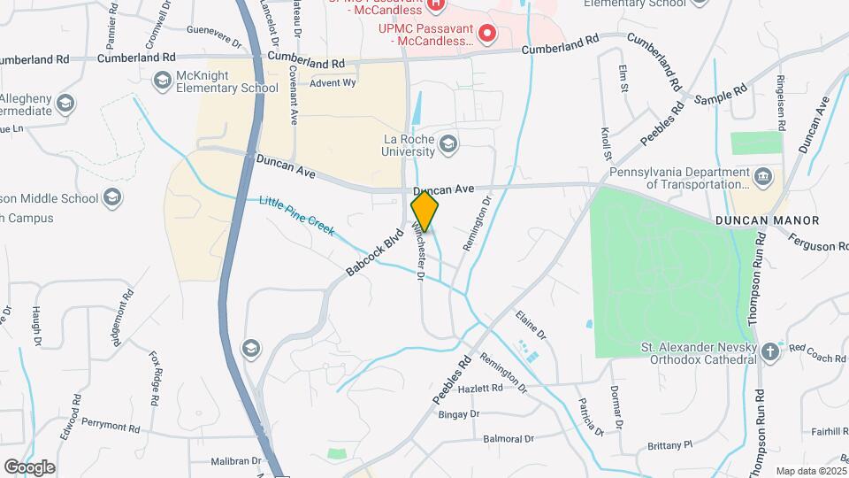 8660 Winchester Dr Map and Location Details