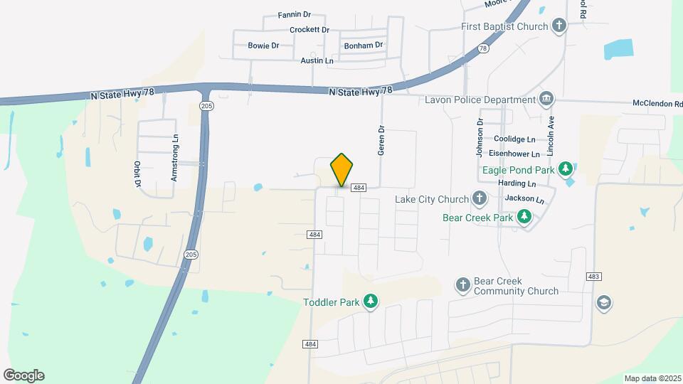 707 Brookline Dr Map and Location Details