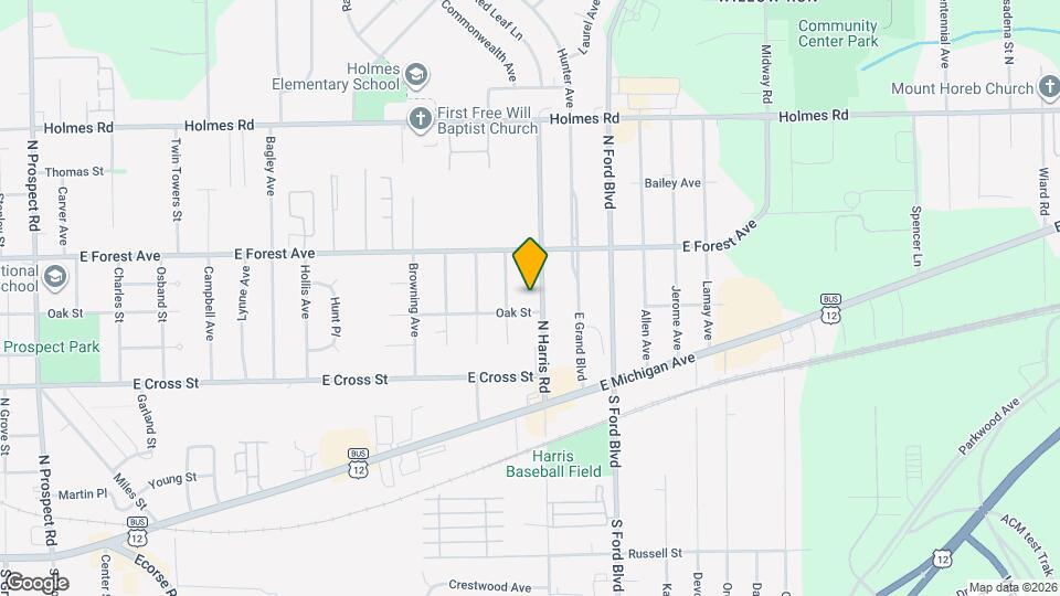 579 N Harris Rd, Unit 2 Map and Location Details