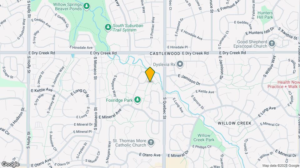 7705 S Pontiac Ct Map and Location Details