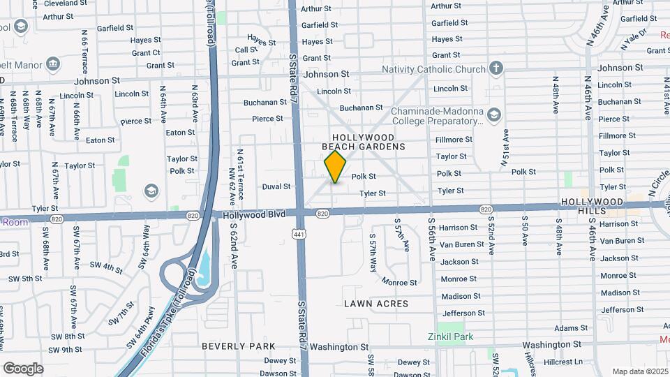 5845-5849 Tyler St Map and Location Details