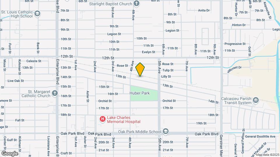 2029 13th St Map and Location Details
