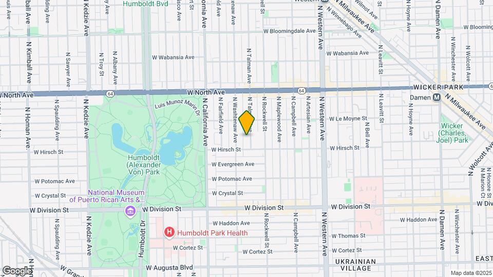 1420 N Talman Ave Map and Location Details