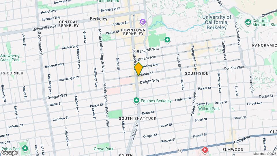 Berkeley Apartments - Fine Arts Mapa y Detalles de la Ubicación