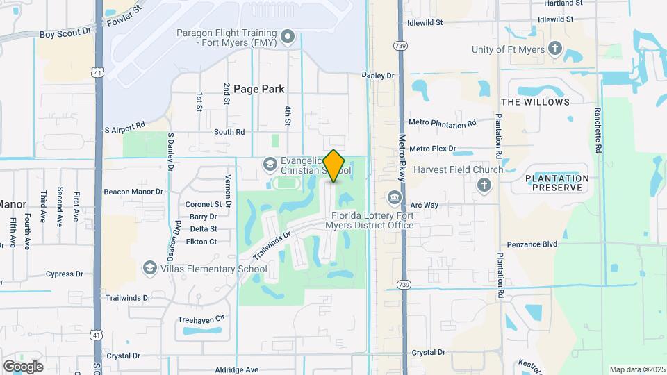5905 Trailwinds Dr Map and Location Details
