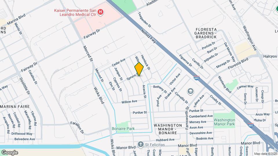 14533 Acacia St Map and Location Details