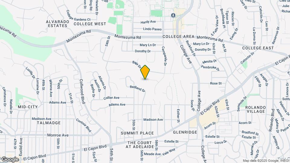 5663 Campanile Way Map and Location Details