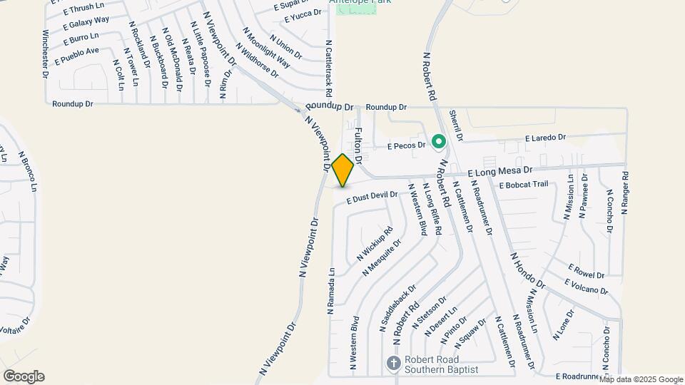 8017 E Long Mesa Dr-Unit -B Map and Location Details