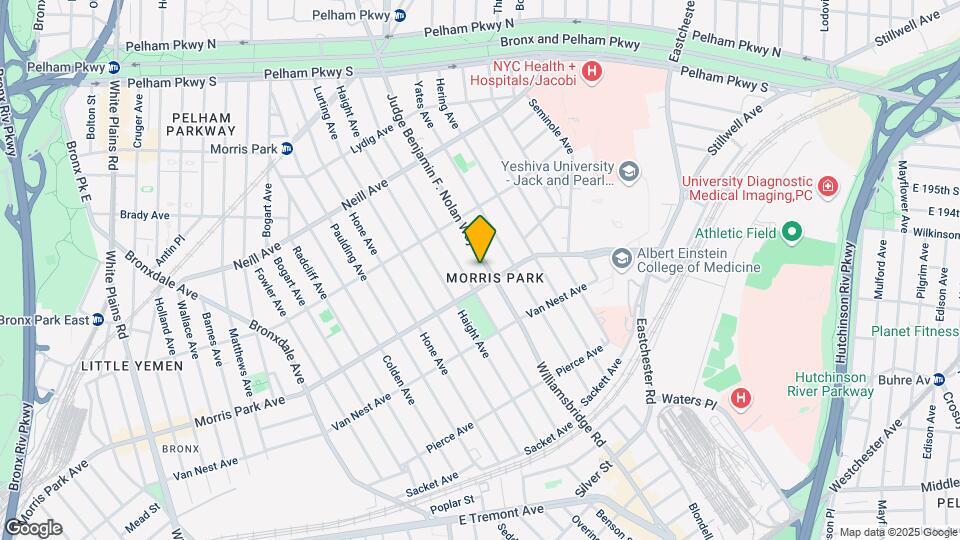 1819 Williamsbridge Rd Map and Location Details