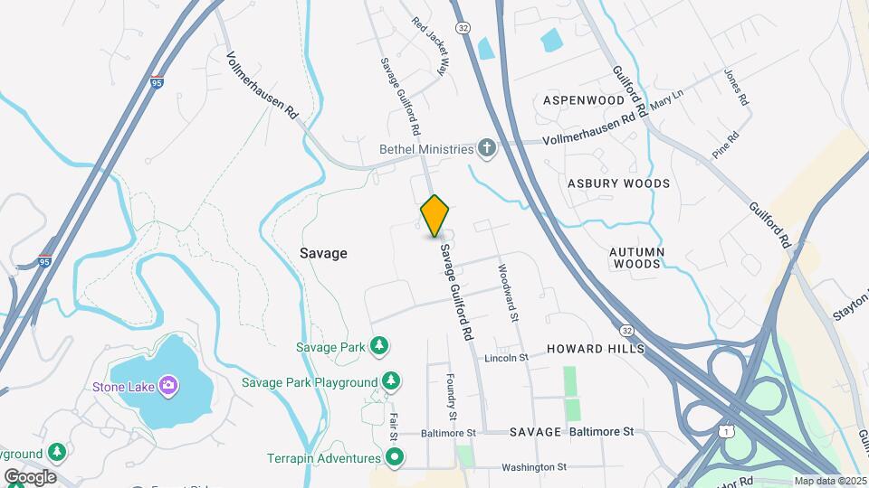 8220 Savage Guilford Rd Map and Location Details