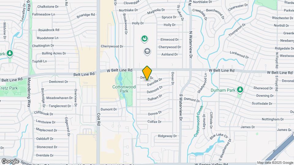 1244 Danville Dr Map and Location Details