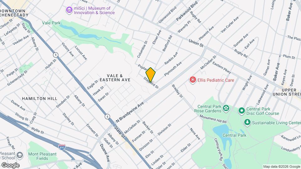 1410 Stanford St Map and Location Details