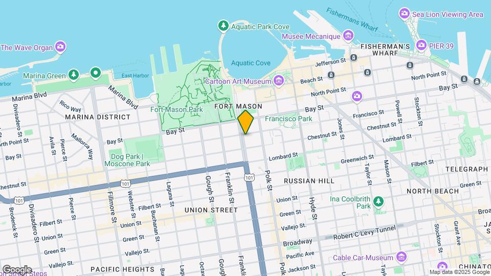 2950 Van Ness Ave Mapa y Detalles de la Ubicación
