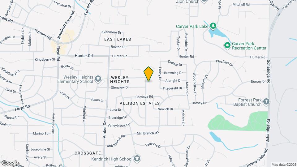 1612 Celeste Dr Map and Location Details