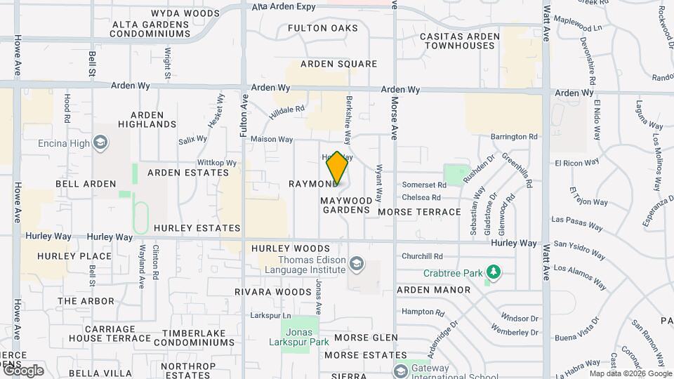 1413-1415 Topaz Way Map and Location Details