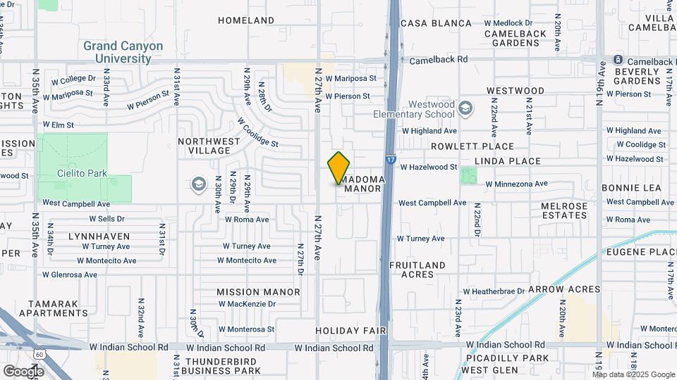 4513 N 26th Dr Map and Location Details
