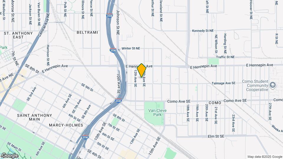 1075 13th Ave SE Map and Location Details