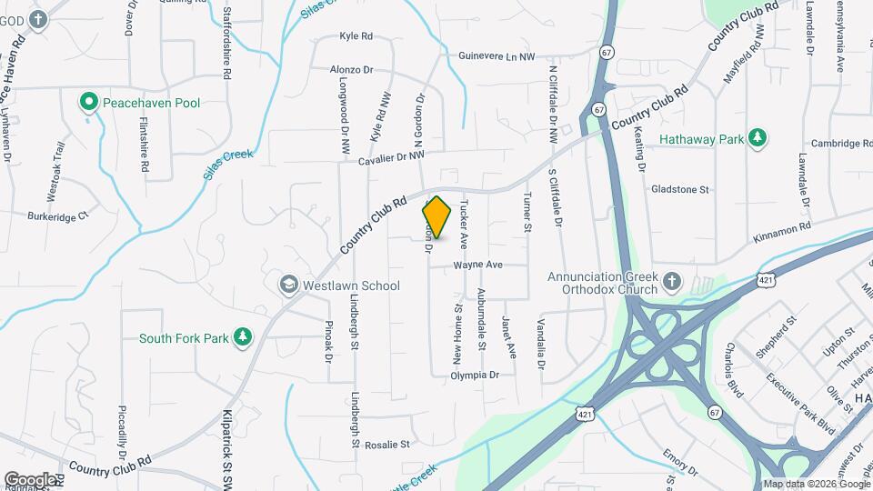 129 S Gordon Dr Map and Location Details