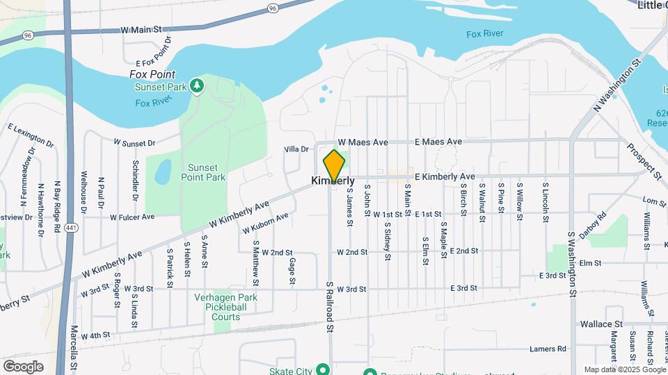 113 S Railroad St Map and Location Details