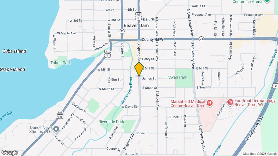 418 S Spring St Mapa y Detalles de la Ubicación