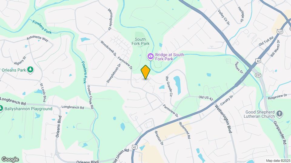 985 Mistflower Ln Map and Location Details