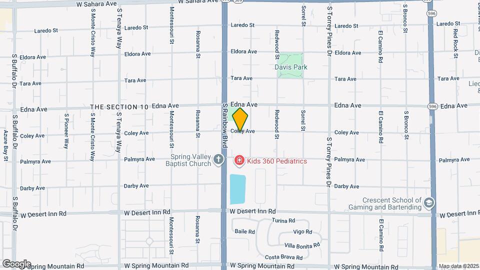 6845 Coley Ave Mapa y Detalles de la Ubicación