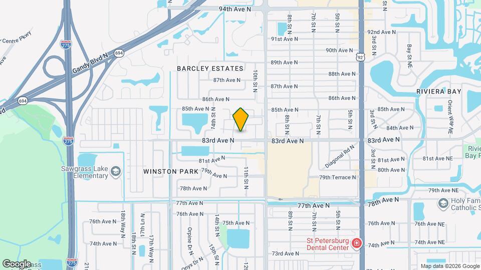 1125 83rd Ave N Map and Location Details