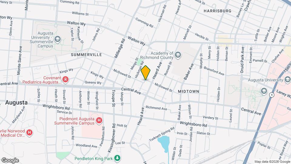 2056 McDowell St Map and Location Details