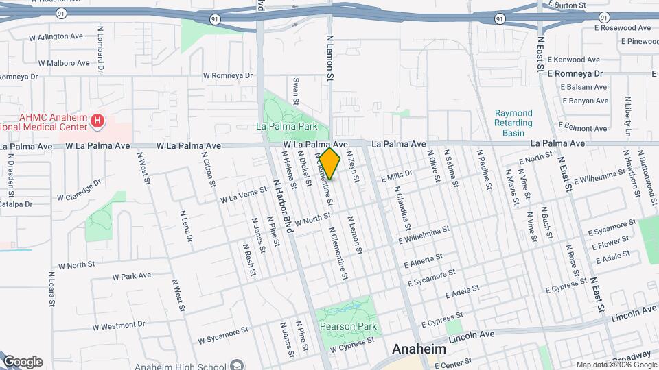 840 N Clementine St, Unit B Map and Location Details