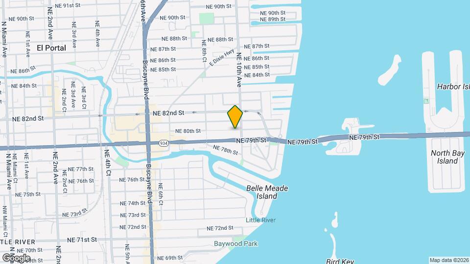956 NE 80th St Map and Location Details