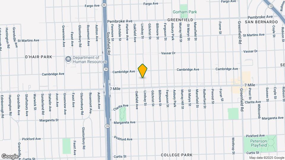 19155 Lindsay St Map and Location Details