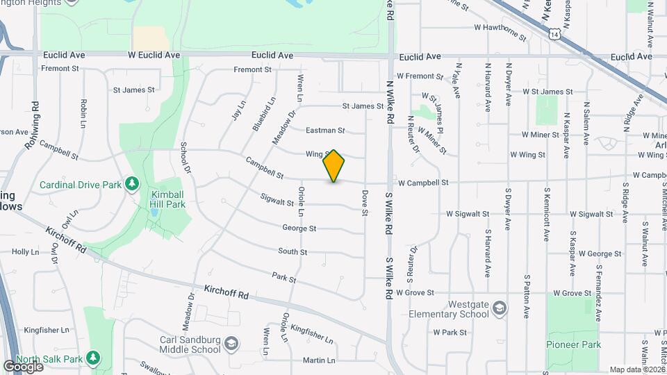 2205 Campbell St Map and Location Details