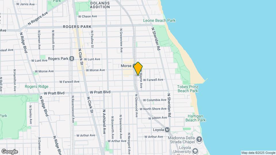 1342 W Farwell Ave, Unit 2 Mapa y Detalles de la Ubicación