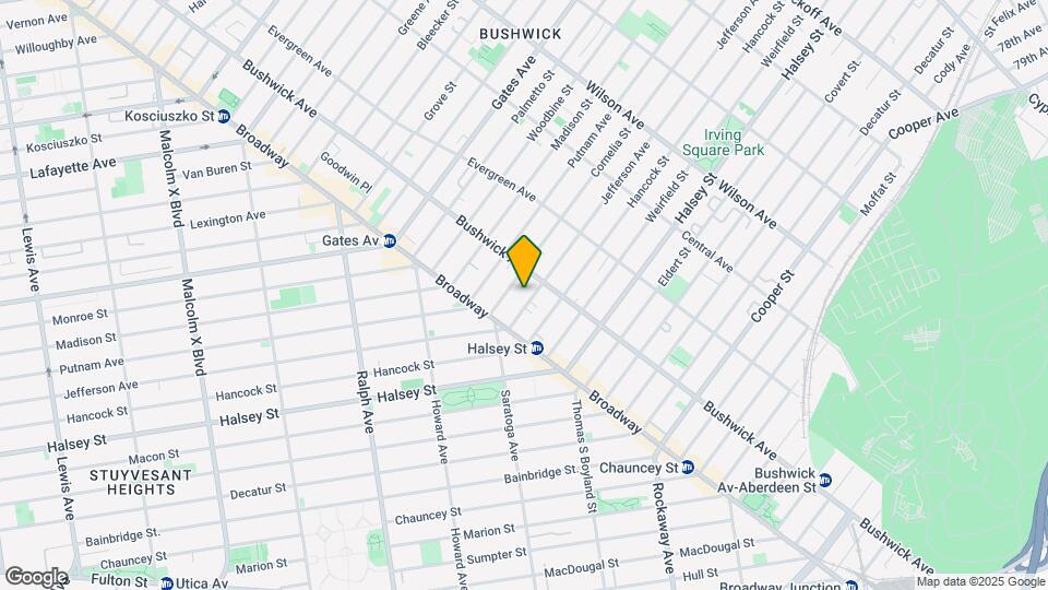 1048 Jefferson Ave Mapa y Detalles de la Ubicación