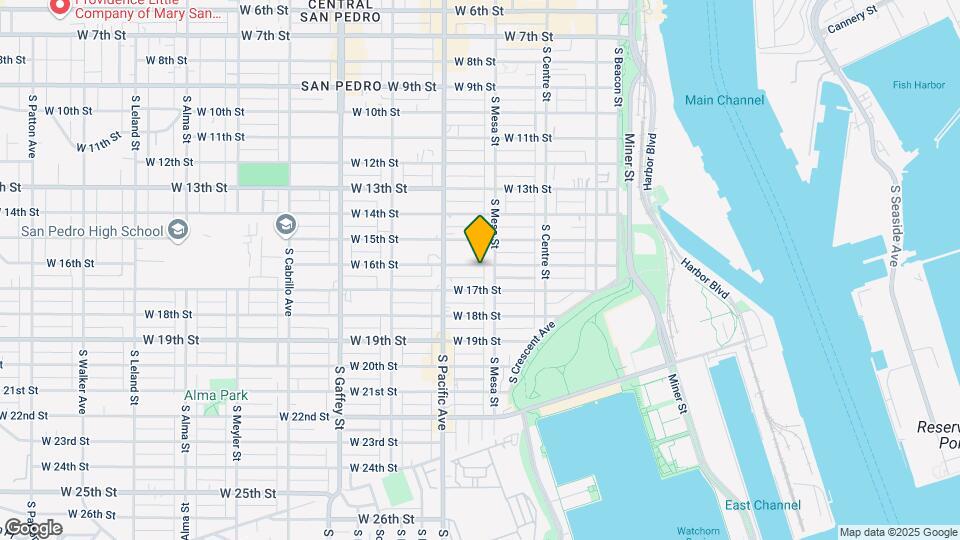 431 W 16th St Map and Location Details