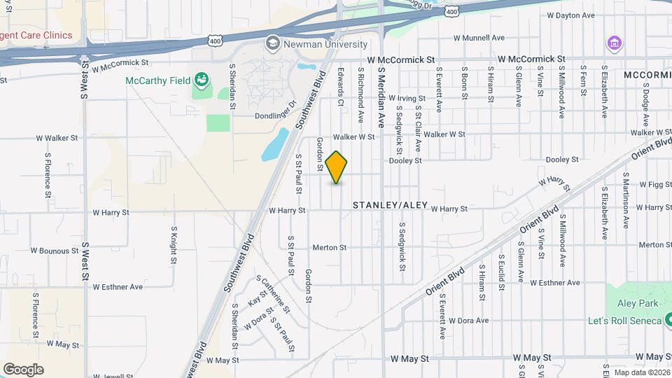 1525 S Edwards Ave Map and Location Details