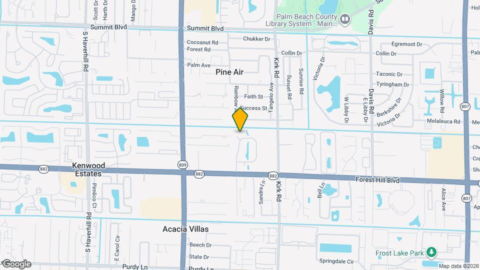 1674 Forest Lakes Cir Map and Location Details