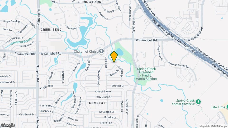 2605 Francisco Dr Map and Location Details